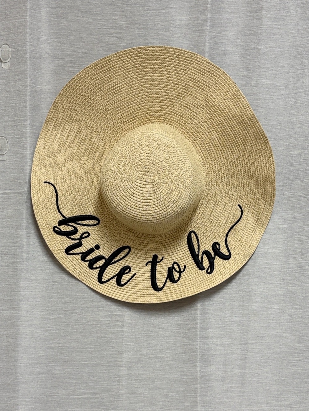 The Chic Soul “bride to be” sun hat wedding bridal gift bachelorette party/vacay
